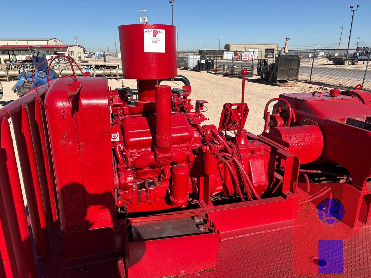 Used GARDNER DENVER 1PE-172 TRIPLEX PUMP, SKIDDED