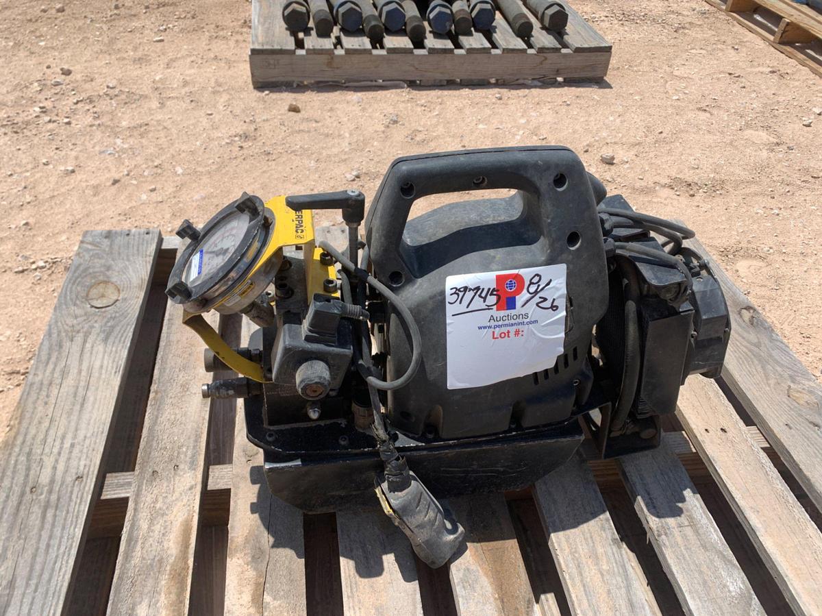 Used Enerpac 15,000 psi Hydraulic Power Unit