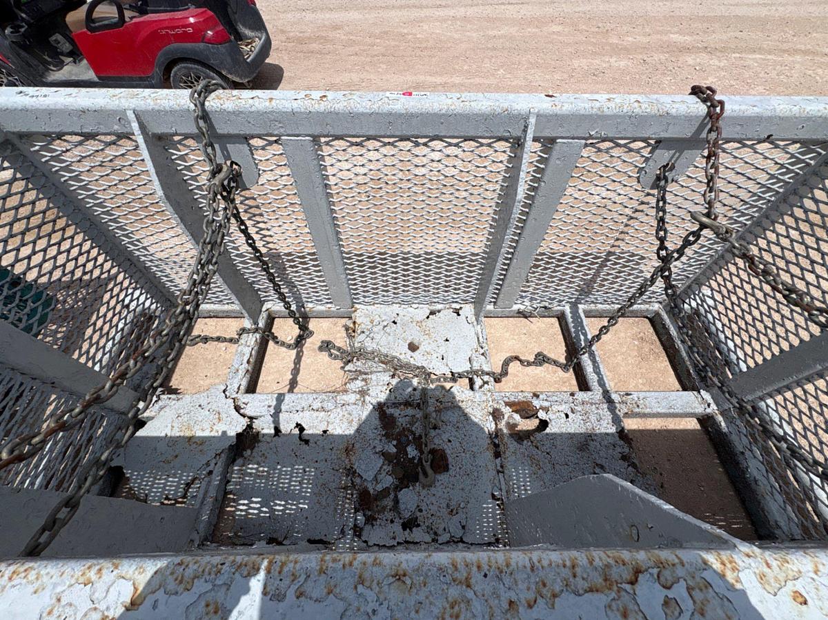 Used 9’ x 4’bx 3.5’ tool basket