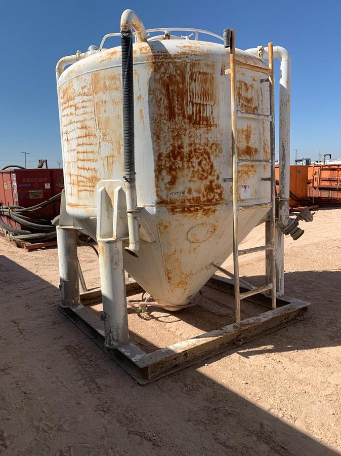 Used 10’ W x 9’ L x 11’ T Skidded Dry Bulk Storage Tank