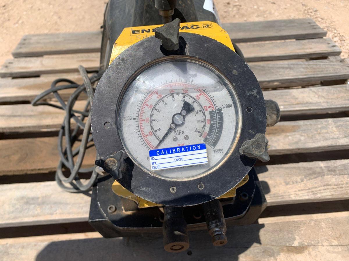 Used Enerpac 15,000 psi Hydraulic Power Unit