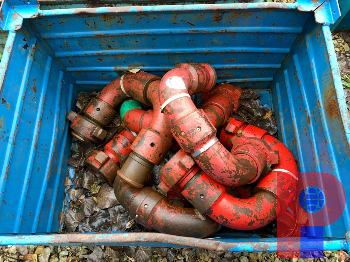 Used BIN OF (8) 3” FIG 1502 15K WP STYLE 10 SWIVEL CHIKSANS