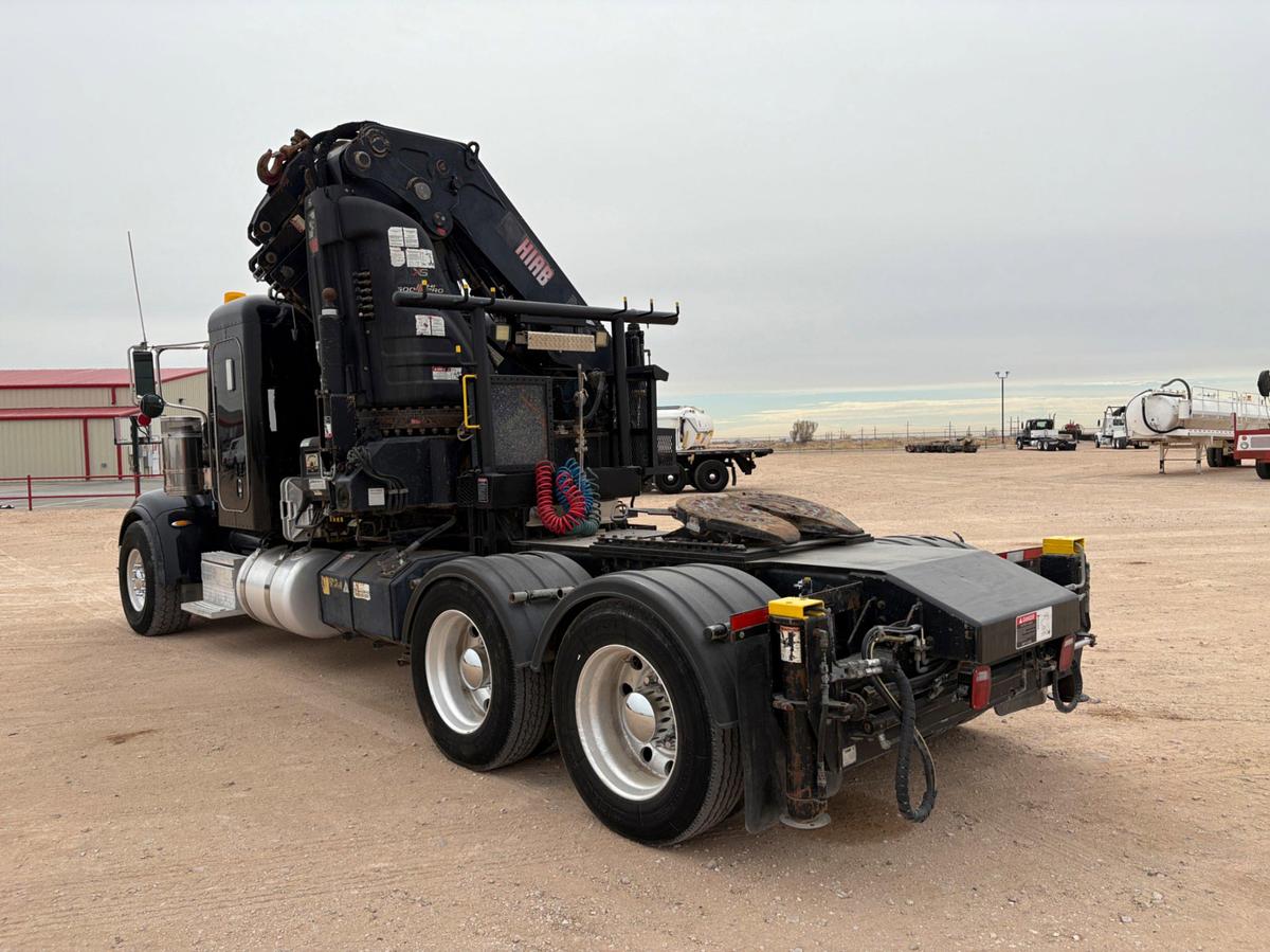 Used 2014 PETERBILT 367 T/A SLEEPER KNUCKLE BOOM CRANE TRUCK