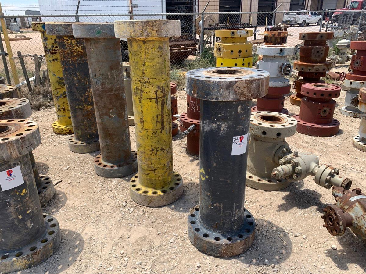 Used (5x) 7-1/16 10k Spacer Spools