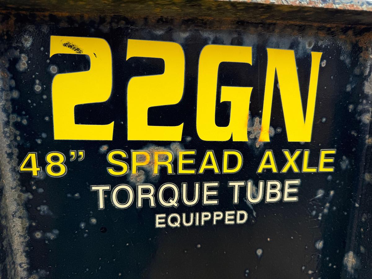 Used 2008 BIG TEX 22GN-40' FLATBED GOOSENECK T/A TRAILER