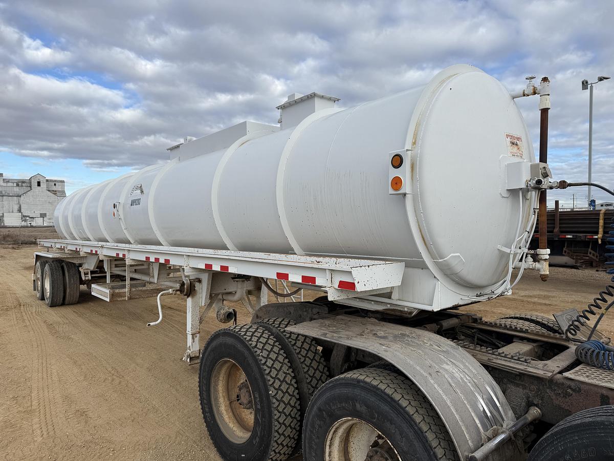 Used 2014 OVERLAND TANK INC 5,460 GAL. 2-COMP. T/A WATER TRANSPORT TRAILER