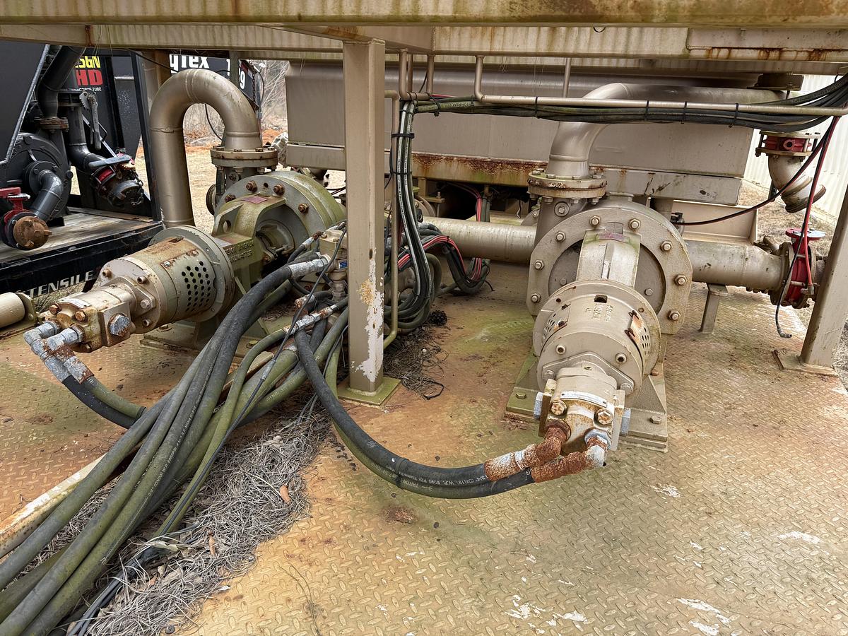 Used 22’ X 102” CEMENT MIXING UNIT MTD ON 2012 BIG TEX 25K GVW DUAL T/A PINTLE HITCH TRAILER