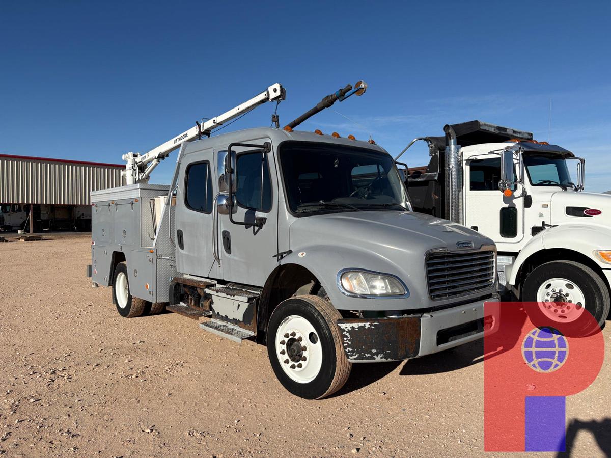 Used 2015 FREIGHTLINER M2 106 S/A CREW CAB SLICK LINE TRUCK