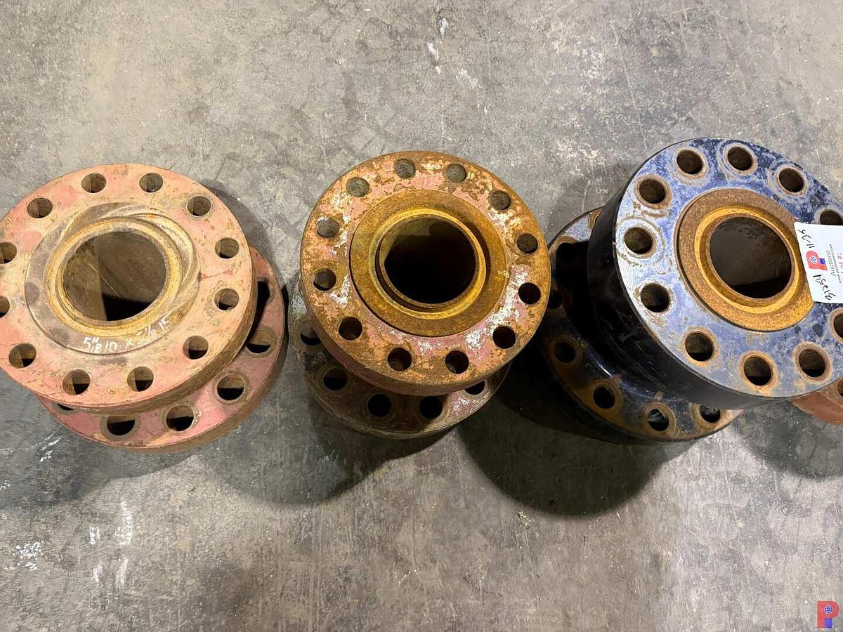 Used (5) 7-1/16” X 5-1/8”  SPOOL ADAPTERS