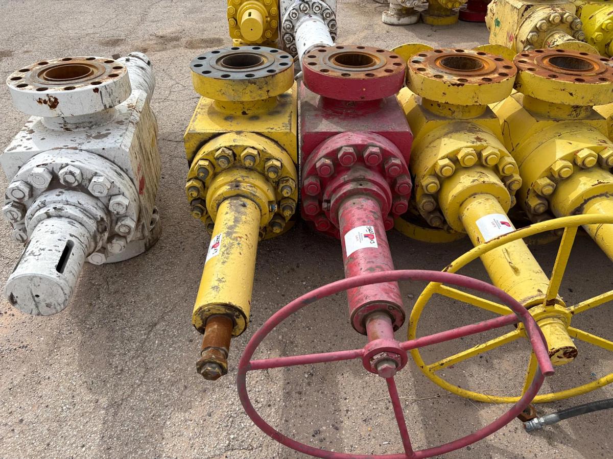 Used (3x$) (3) 7-1/16” 10k frac valves