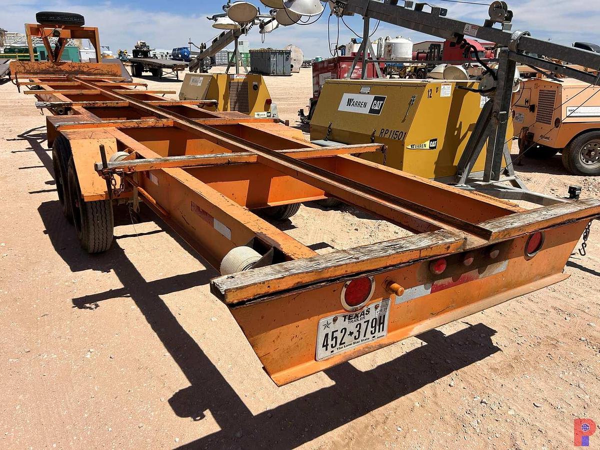 Used 2000 SHOP 30’ X 78” T/A GOOSENECK PIPE TRAILER