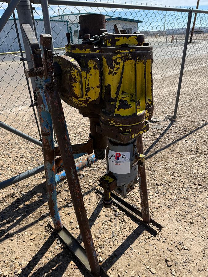 Used BOWEN 2.5 85-TON POWER SWIVEL F/ PARTS & TRANSPORT SKID