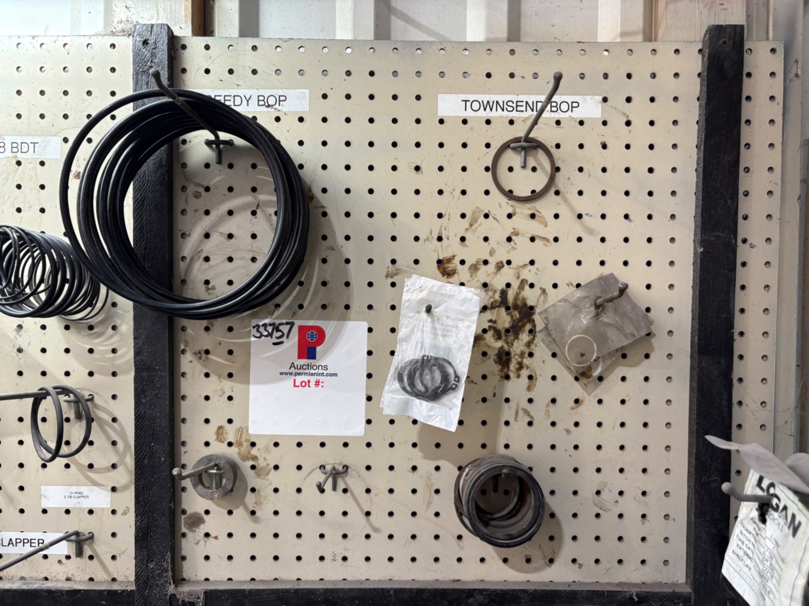 Used Reedy & Townsend bop seals & retaining rings