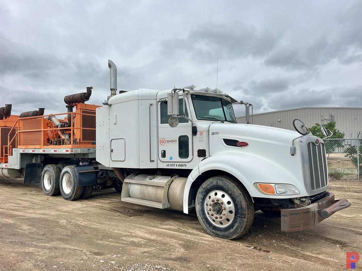 Used 2008 PETERBILT 386 T/A SLEEPER HAUL TRUCK