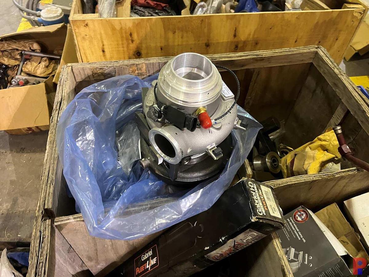 Used (2) CRATES W/ TRUCK PARTS, COIL TUBING RELATED PARTS & SUPPLIES