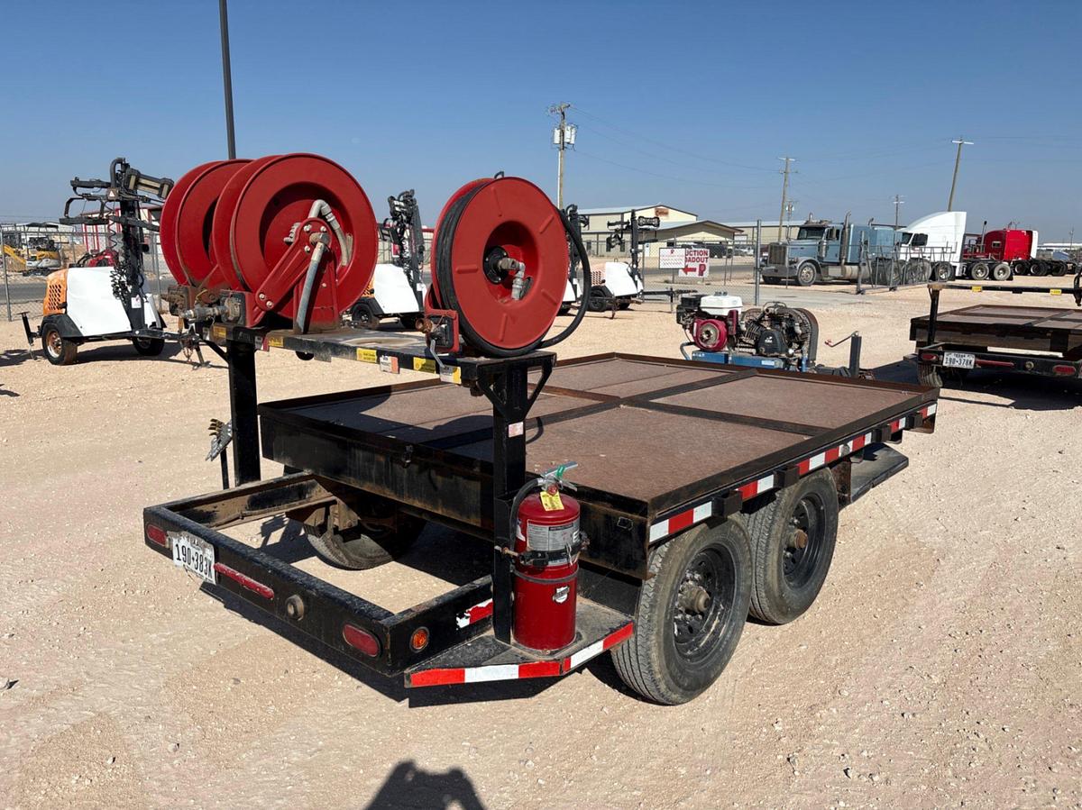 Used 2018 SAGE OIL VAC 12’ X 88” T/A BUMPER PULL LUBE TRAILER