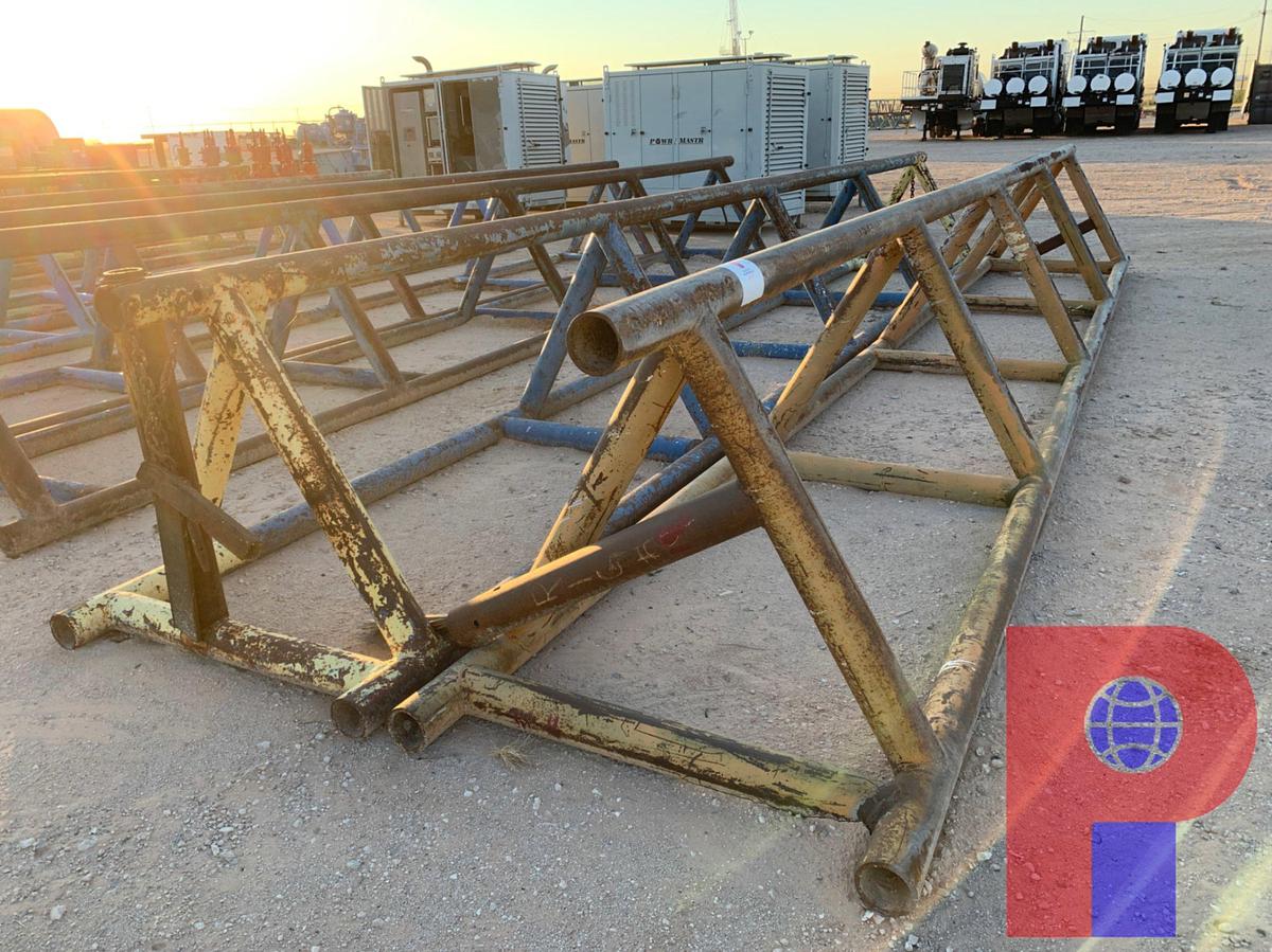 Used (2X$) 28’X 42” TRIANGLE PIPE RACKS