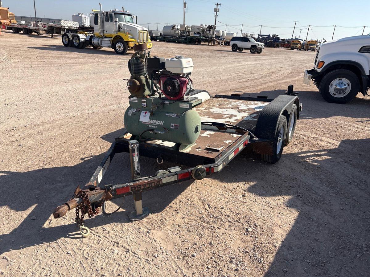 Used 2014 VALLEY INDUSTRIES 10.5’ X 57” T/A BUMPER PULL TRAILER