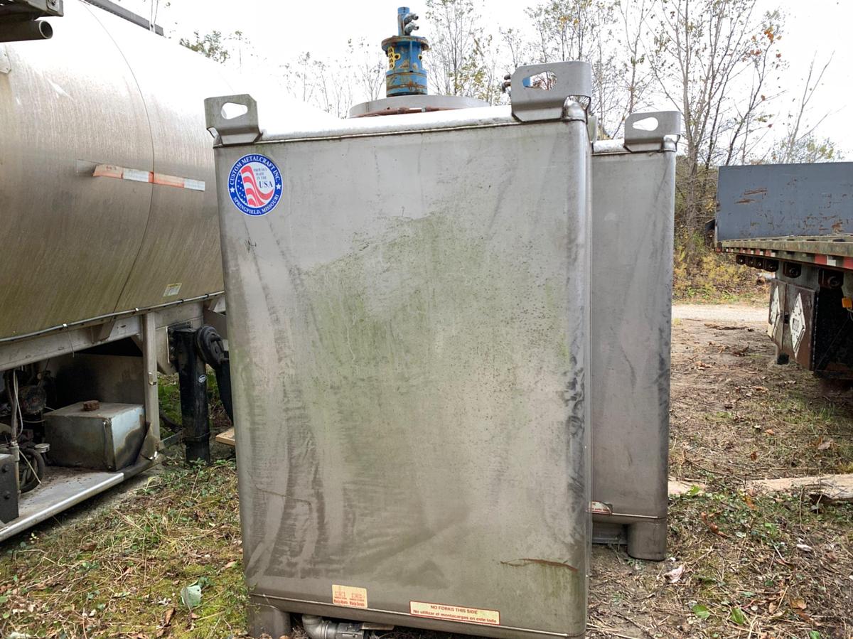 Used (4) METALCRAFT STAINLESS CONTAINERS