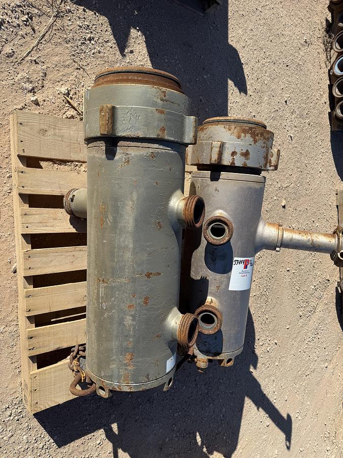 Used (2) MULTI-SIZE SINGLE PLUG CEMENT HEADS