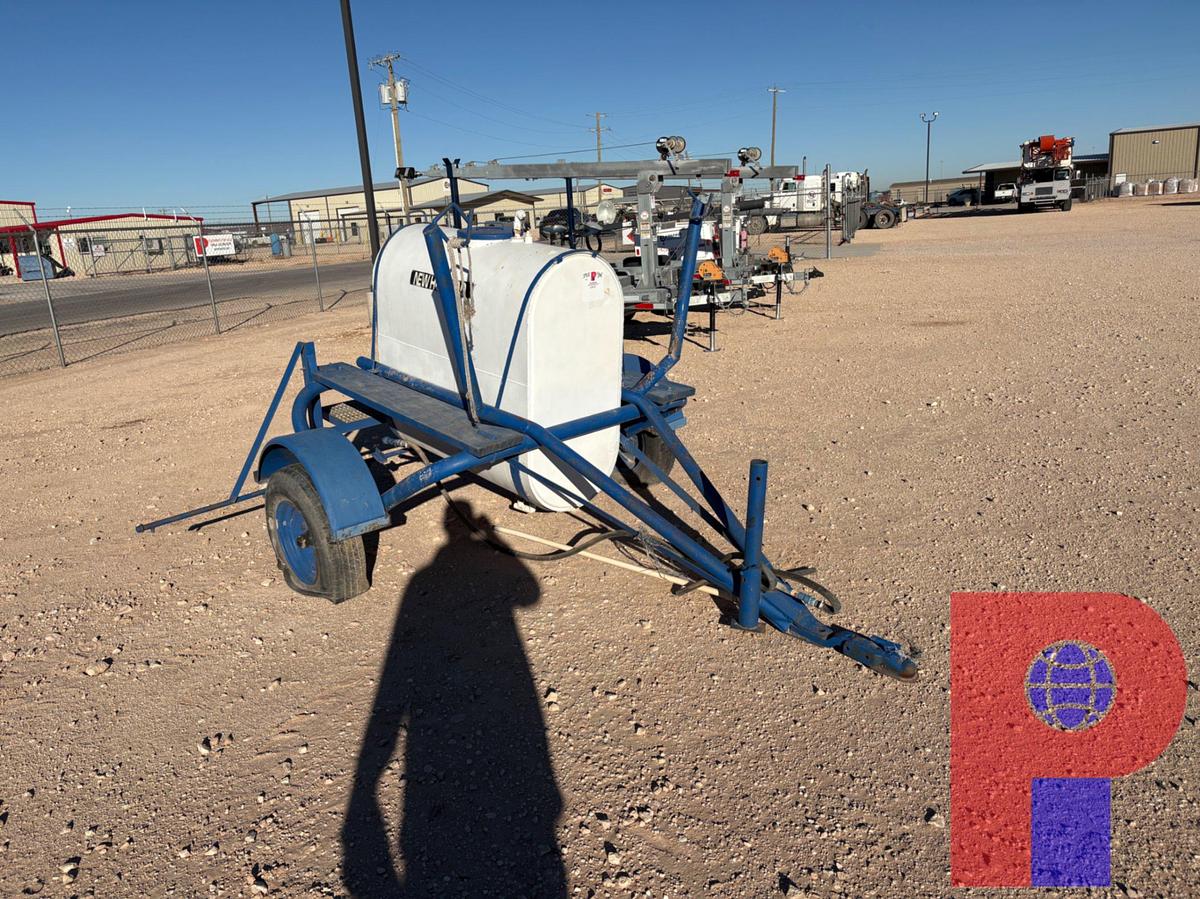 Used NEW HOLLAND 10' SPRAY RIG TANK TRAILER W/ 3 POINT AUX. TANK