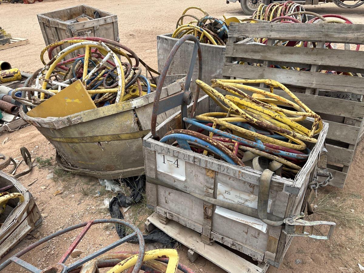 Used (13 pallets) of gate valve handles