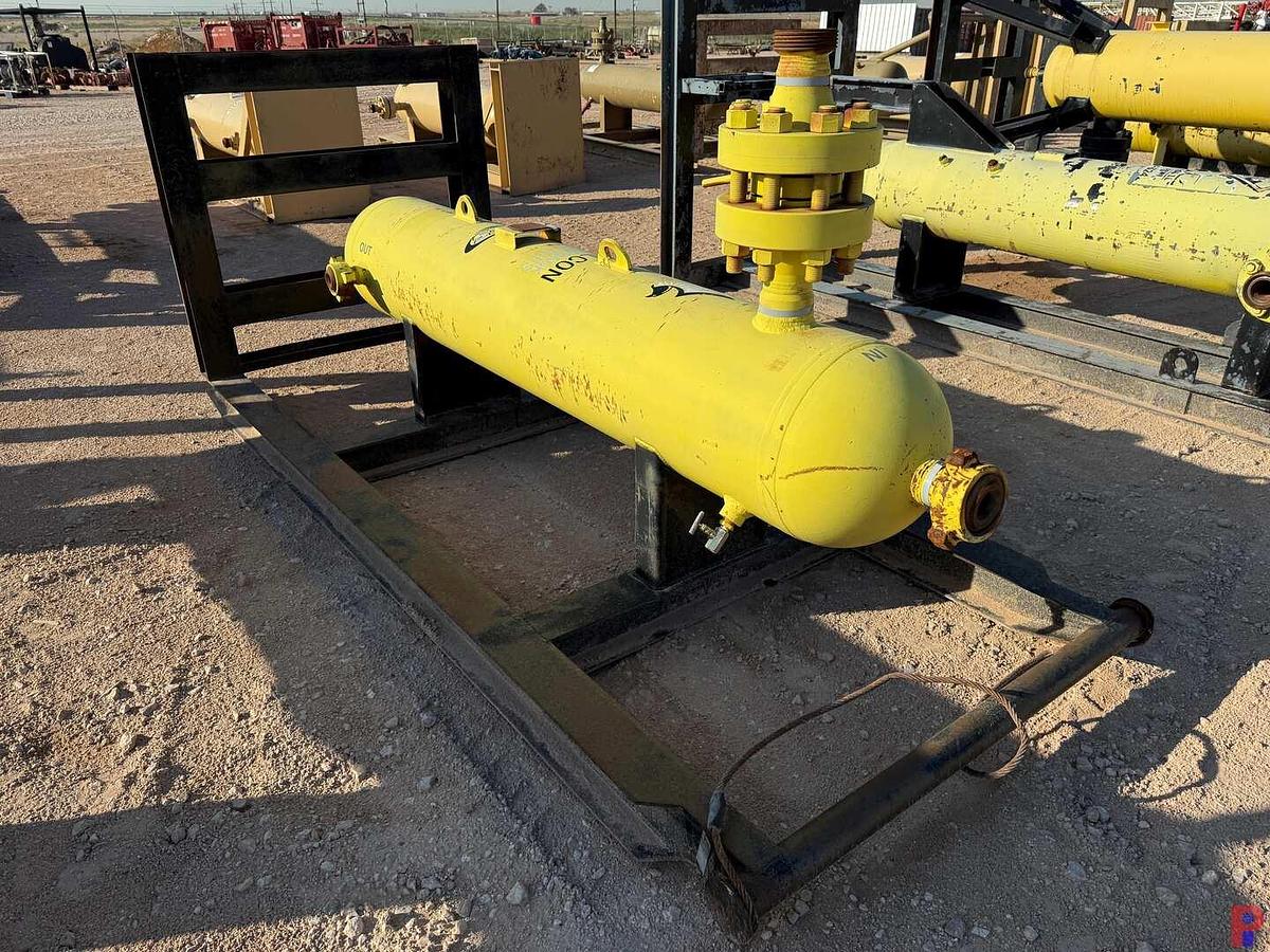 Used SKID MTD 18” X 8’ 5800PSI VERTICAL SAND SEPARATOR