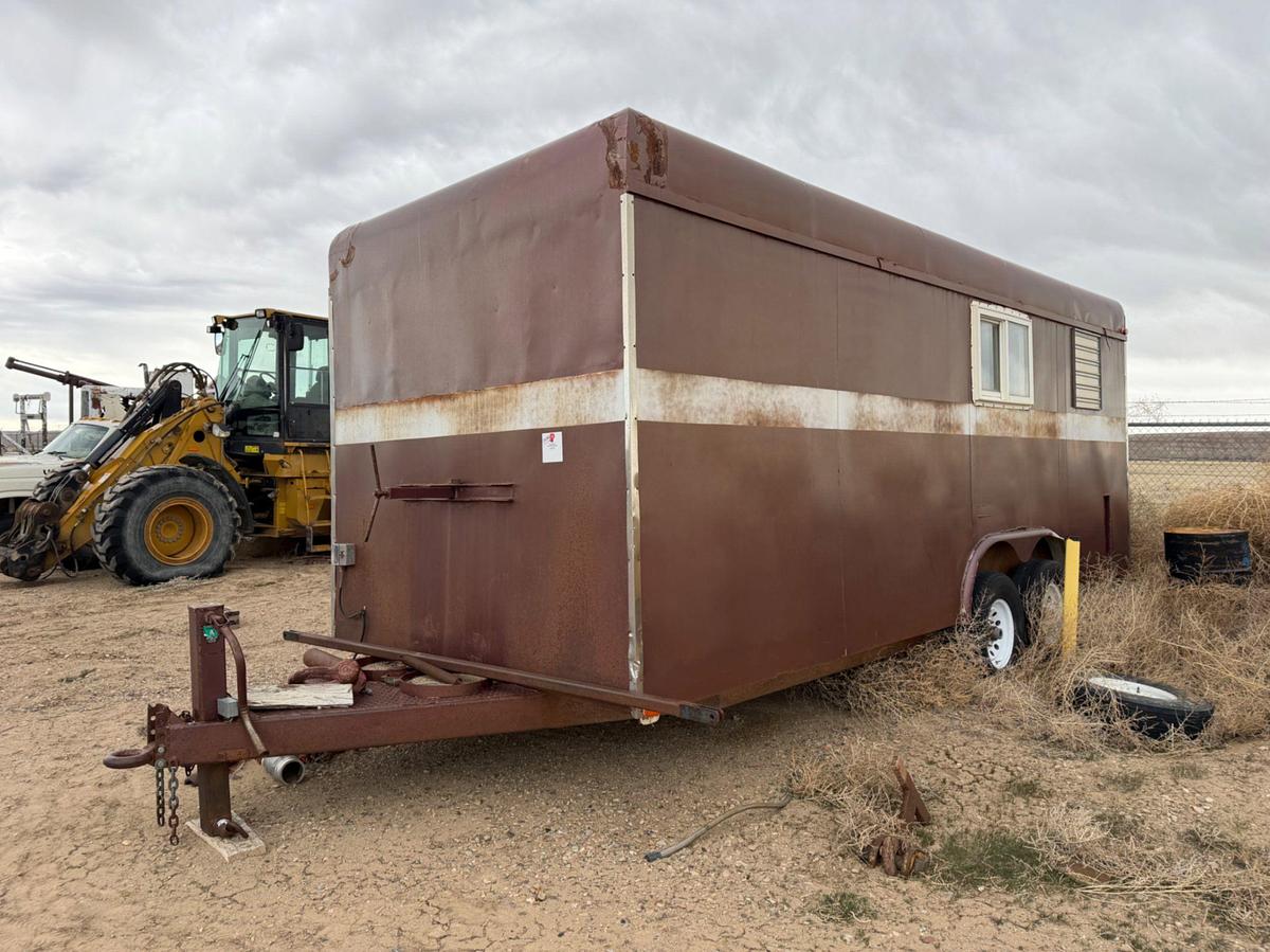 Used Shopbuilt 20’ t/a Doghouse Trailer
