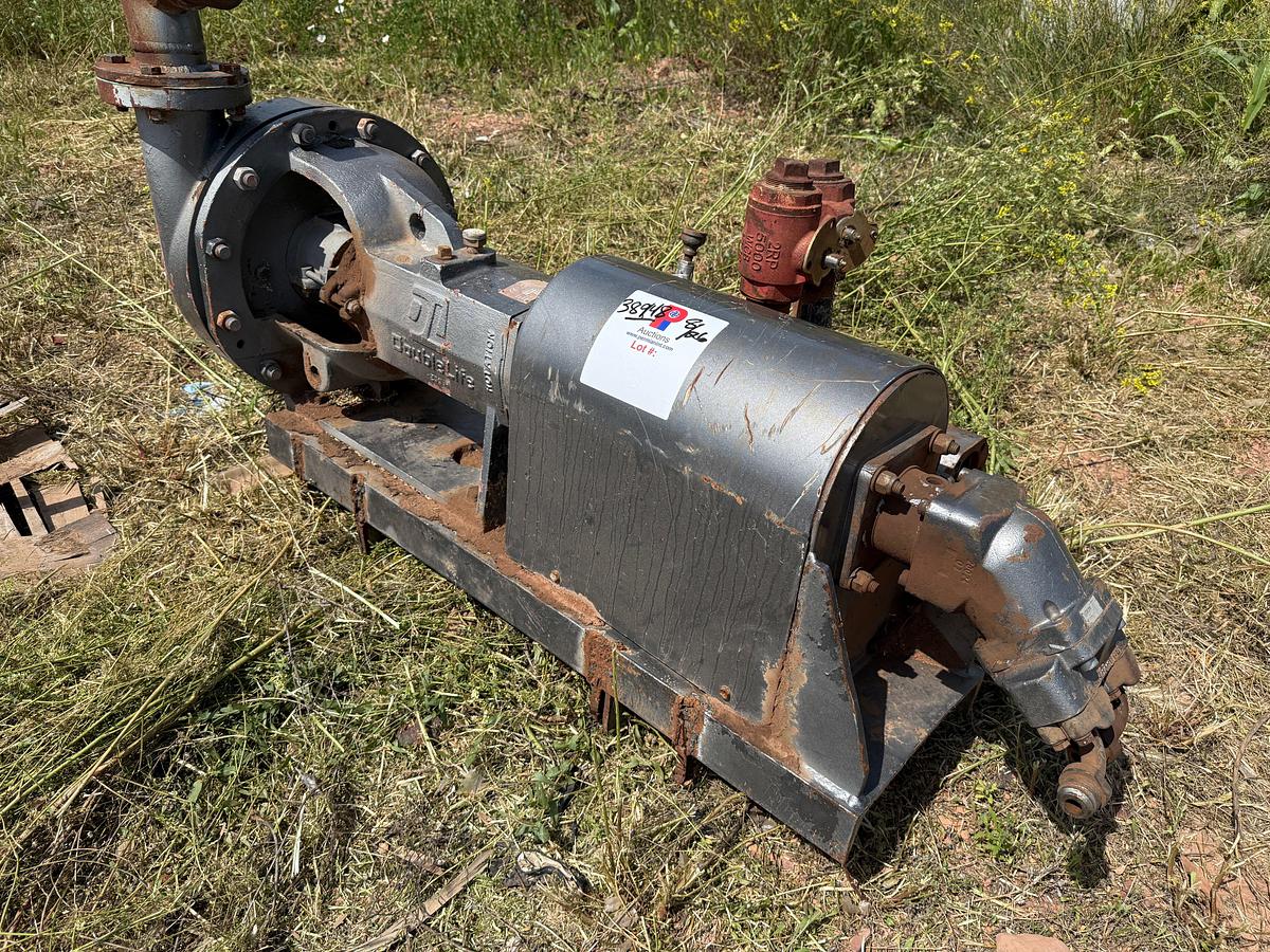 Used DOUBLE LIFE 4x3x13 CENTRIFUGAL PUMP W/ ROPE TYPE 3 GEAR PUMP & HYD MOTORS