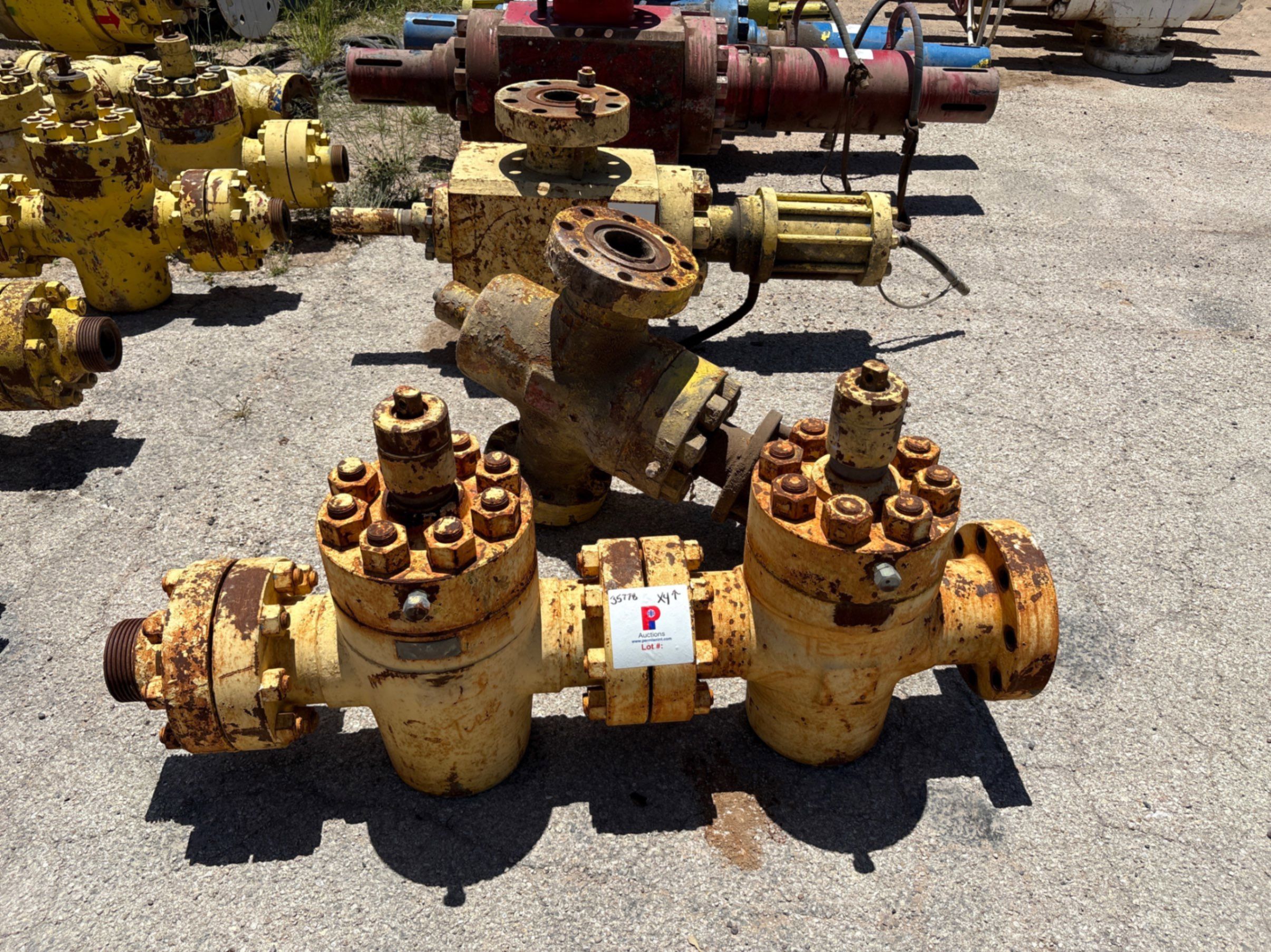 Used (4x$) (4) 4-1/16” 10k gate valves