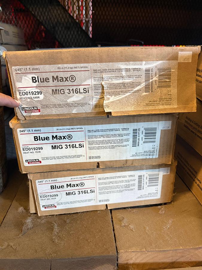 Used 20+ Boxes of MIG Welding Wire & 15+ boxes of welding rods