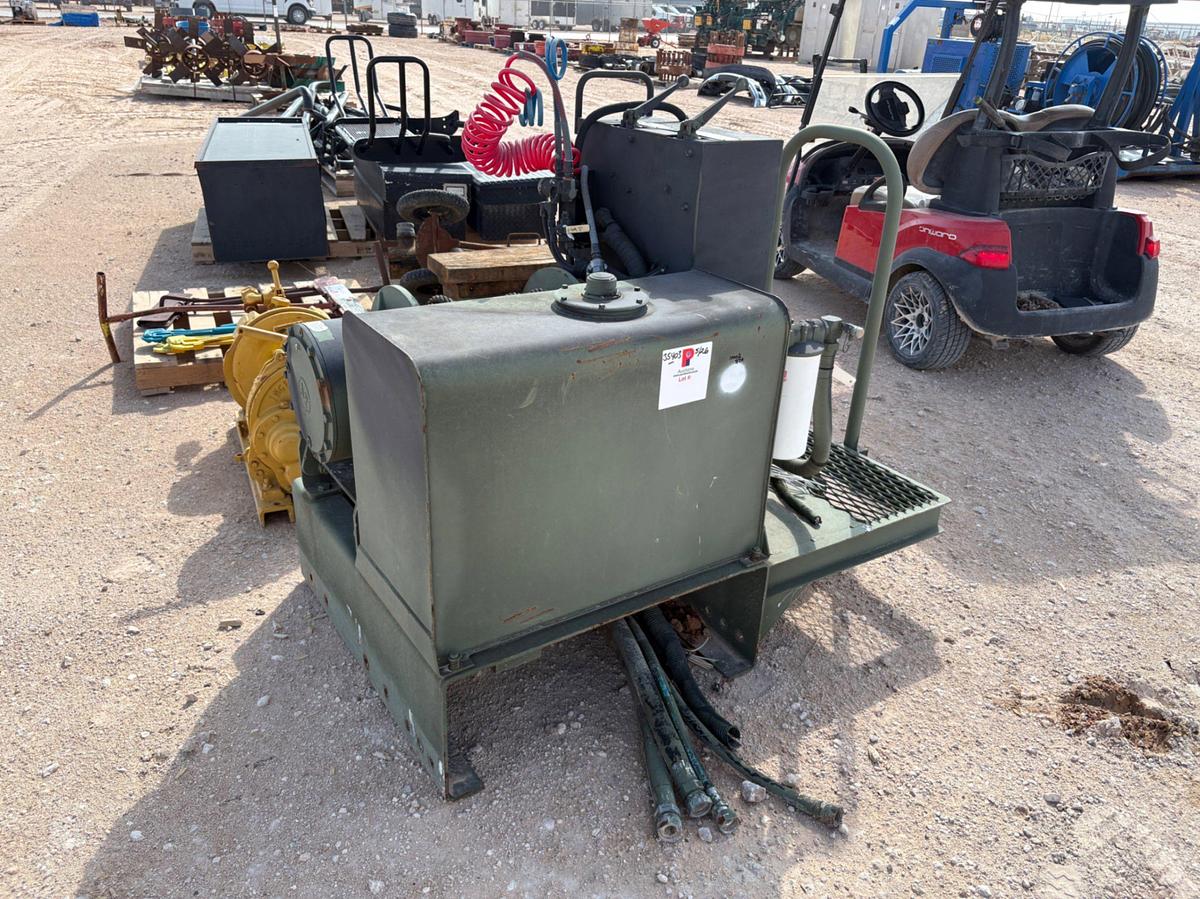 Used DP 45,000lbs hydraulic winch unit