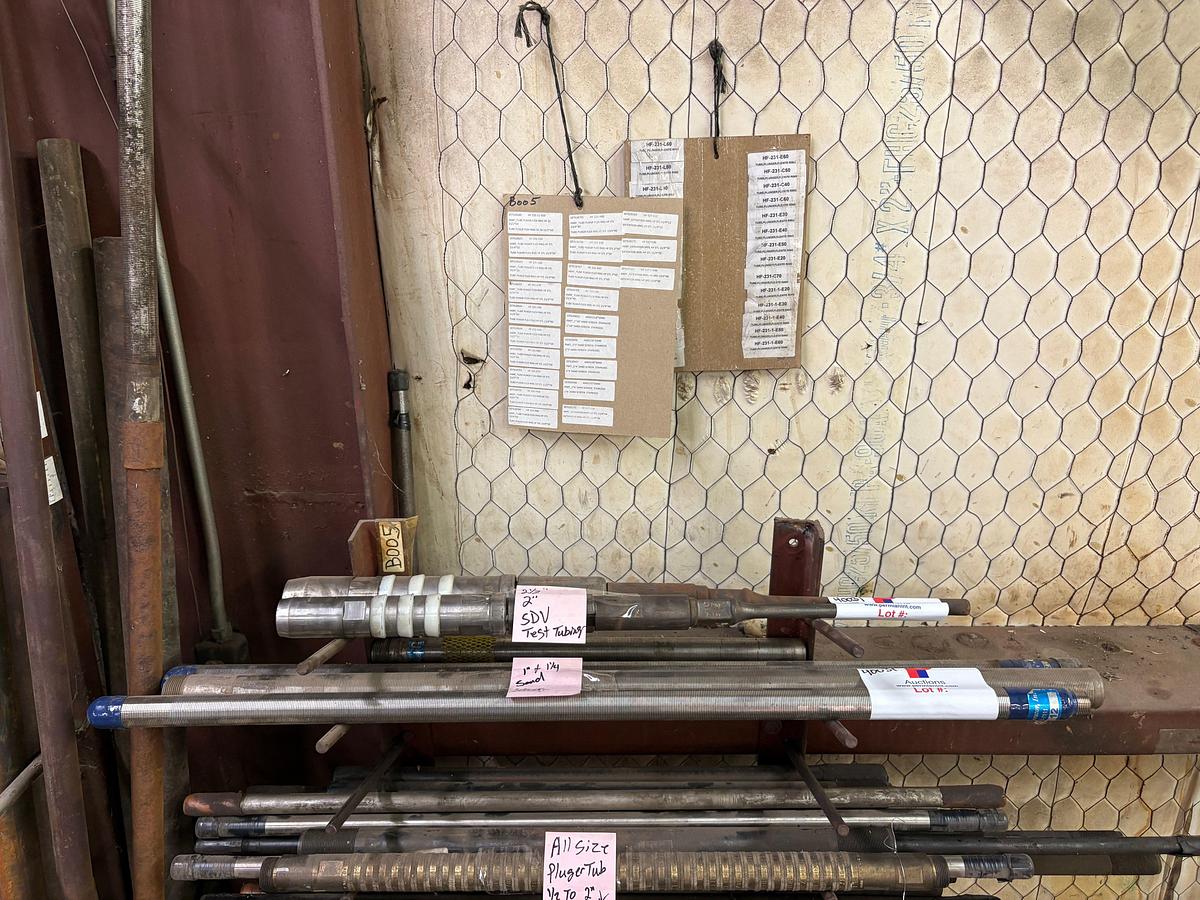 Used 2-1/2” & 2” standard valves & (5) 1” to 1-1/4” sand screens