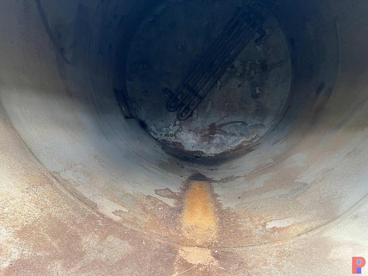 Used SKIDDED 12’ DIAMETER X 20’H 400BBL VERTICAL STORAGE TANK