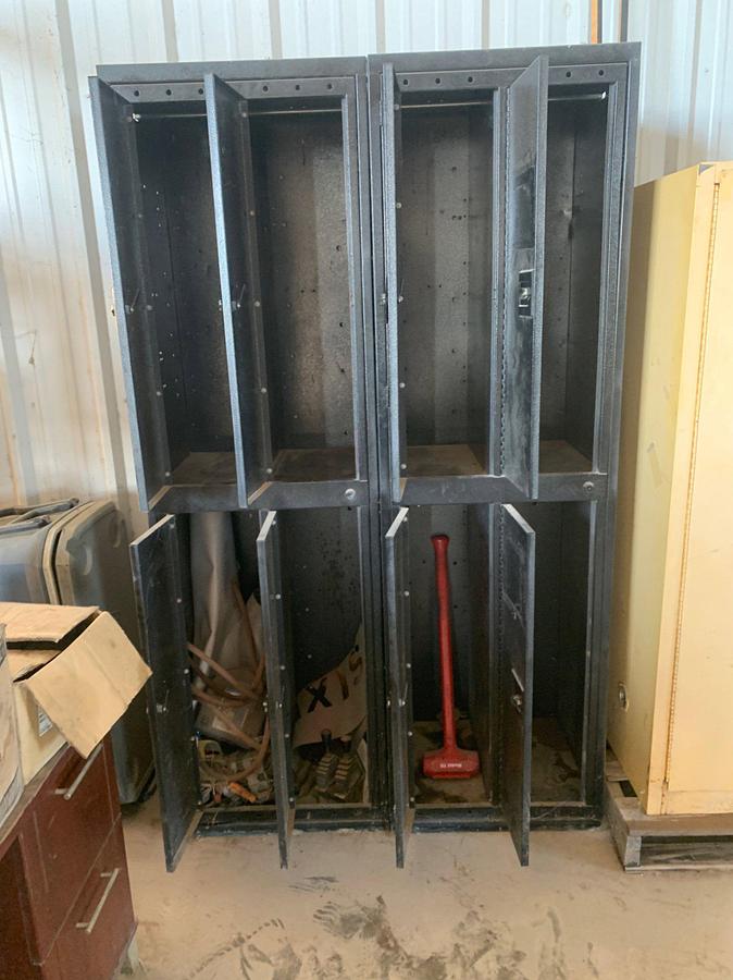 Used (2) 4 Door Lockers