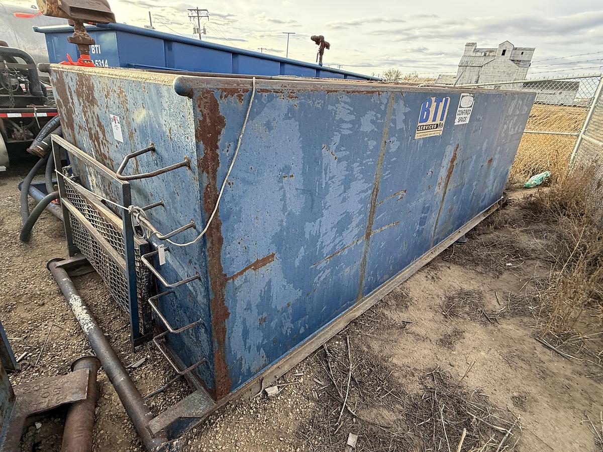 Used 15’L X 7’W X 5’H 2-COMP REVERSE PIT W/ CATWALK,