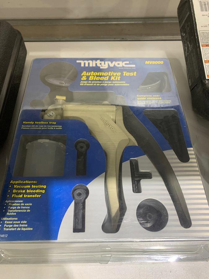 Used Automotive Test and Bleed Kit, Fuel Cap Tester and Window Tint Tester w/ REECE 2 5/16 Hitch