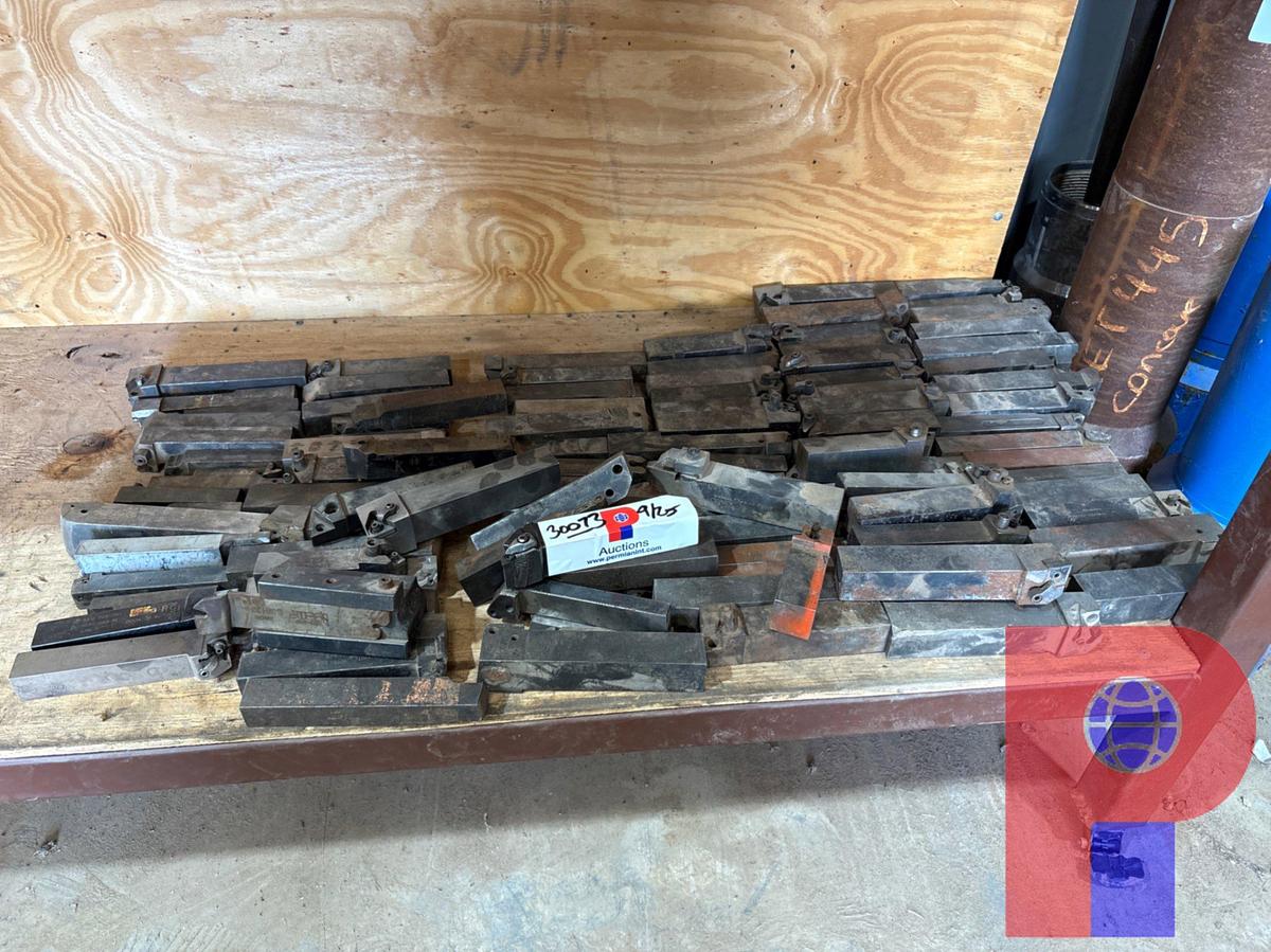 Used LOT OF ASSORTED TOOL HOLDERS FOR LATHE