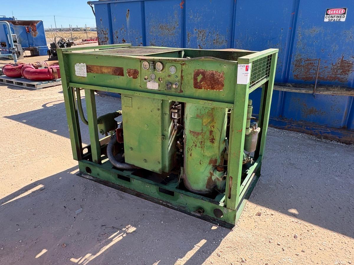 Used Sullair model: 12B-50H 200cfm electric air compressor