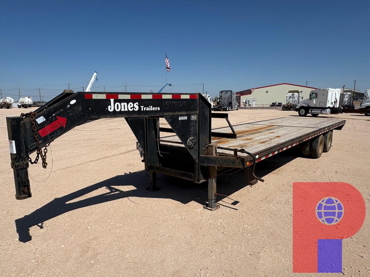 Used 2014 BESTBILT TRAILERS 30’ X 8’ T/A GOOSENECK FLATBED TRAILER