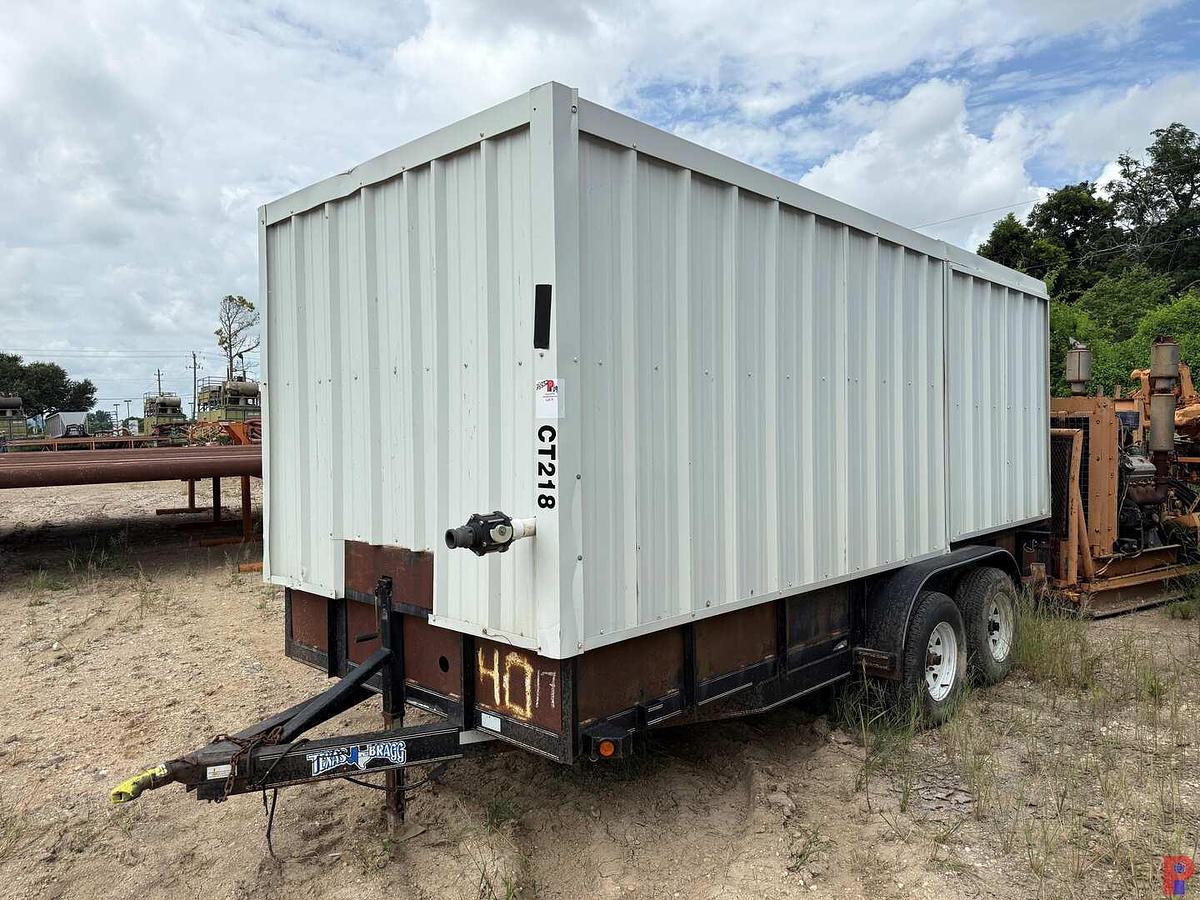 Used 2013 TEXAS BRAGG 16’ T/A BUMPER PULL COOL DOWN TRAILER