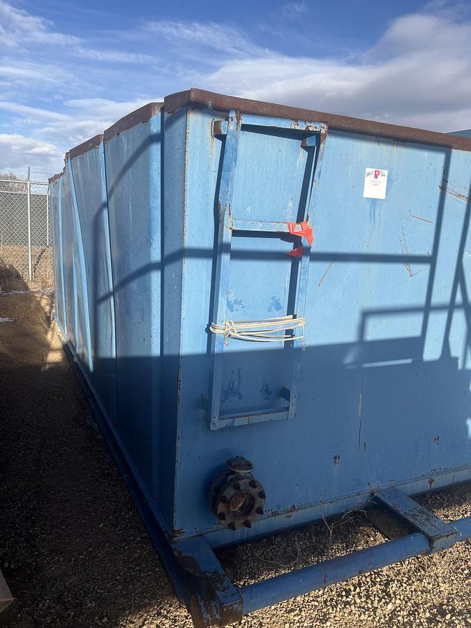 Used 17’L X 90”W X 6'H 2-COMP. REVERSE PIT