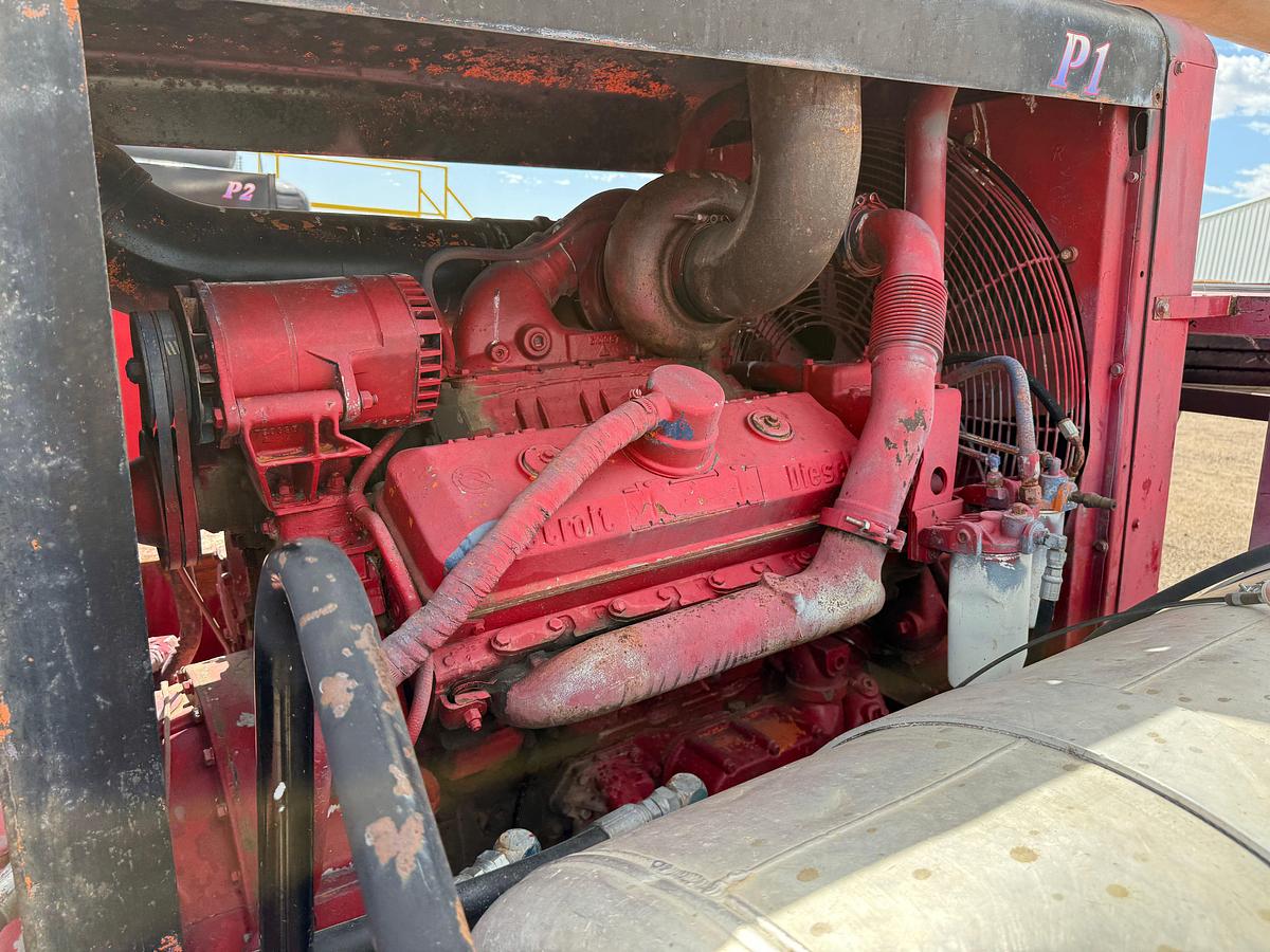 Used WEATHERFORD 5K WP TRIPLEX PUMP MTD ON 16’ T/A GOOSENECK TRAILER