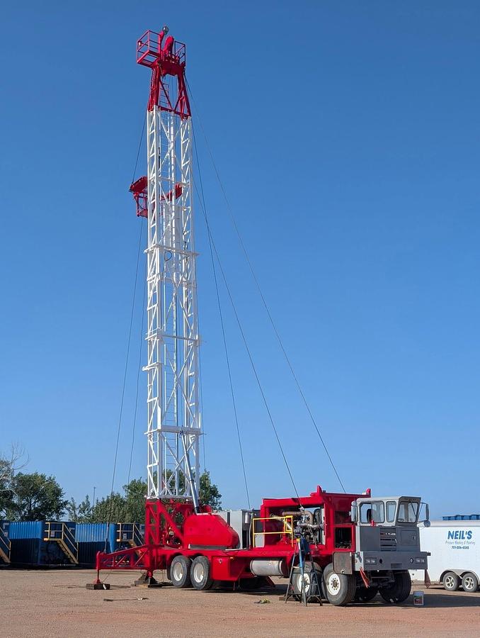Used Refurbished 1982 Mainland Well Service Rod Rig, (Certified Block, 2025 CAT IV)
