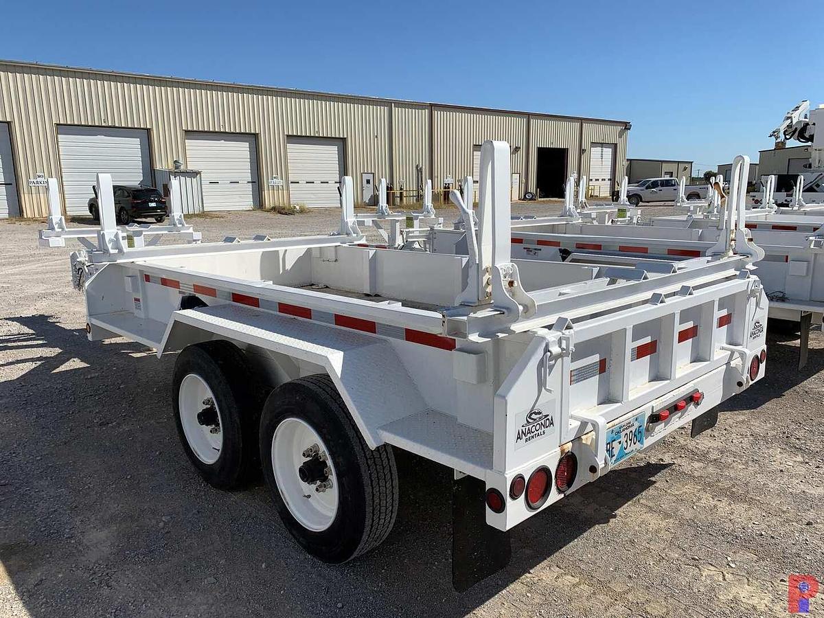 Used 2017 BROOKS BROTHERS TRAILERS 21’ T/A PINTLE HITCH POLE TRAILER