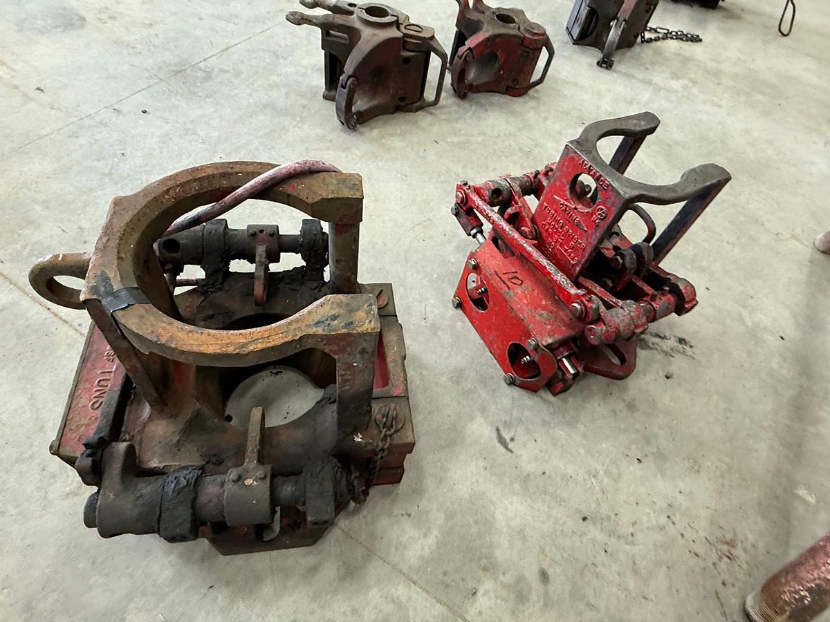 Used (1) OIL COUNTRY 125-TON TUBING SPIDER (INCOMPLETE) & (1) CAVINS MODEL B 55-TON DRESSED TUBING SPIDER