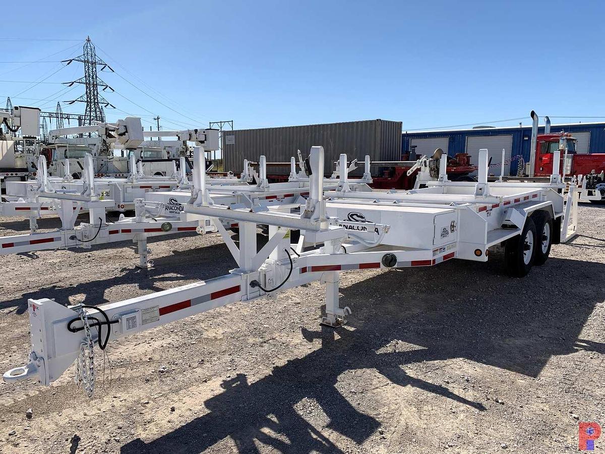 Used 2018 BROOKS BROTHERS TRAILERS 21’ T/A PINTLE HITCH POLE TRAILER