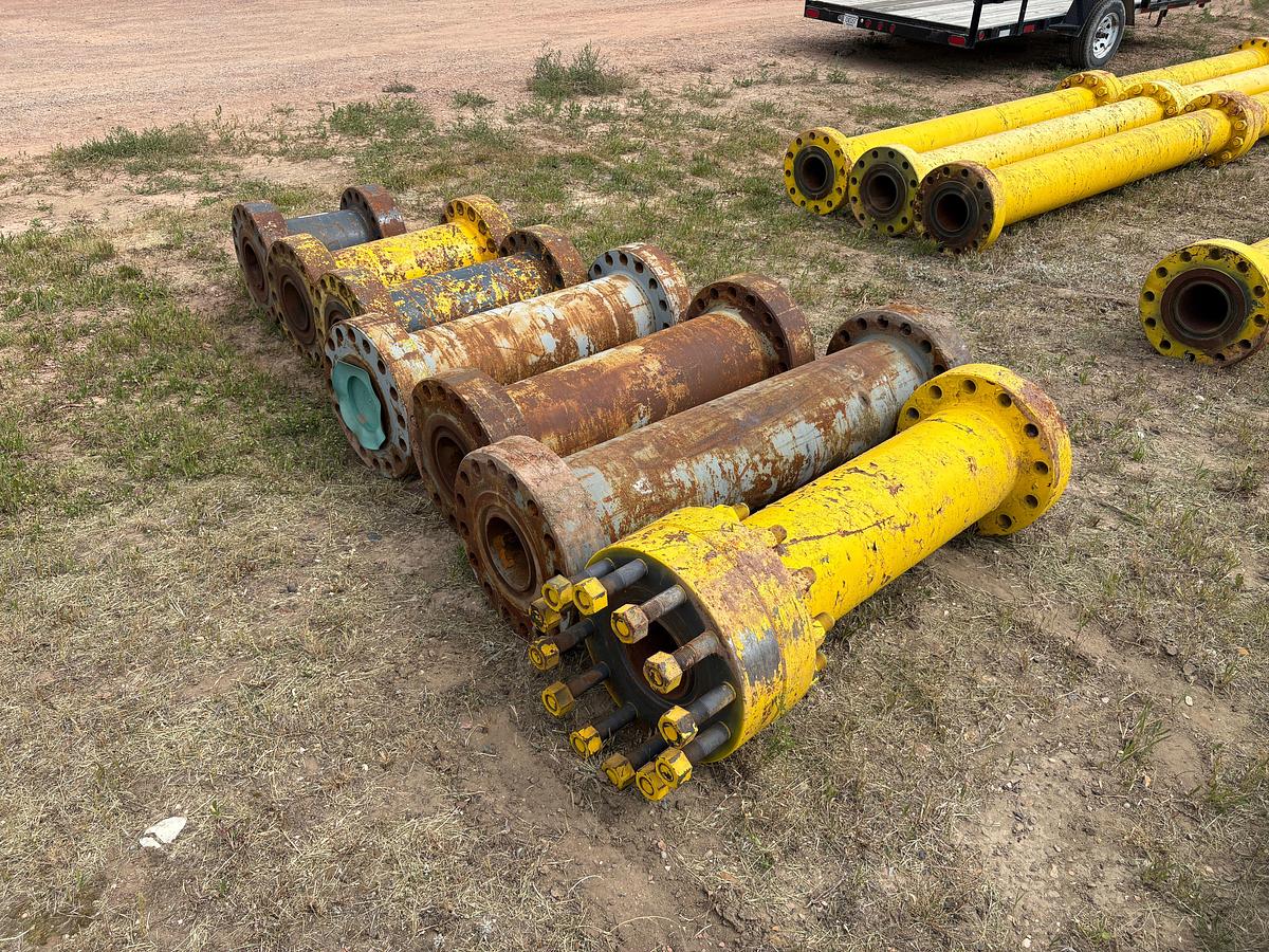 Used (7) 7-2/16” 10k & 15k spacer spools, 24” to 60”L