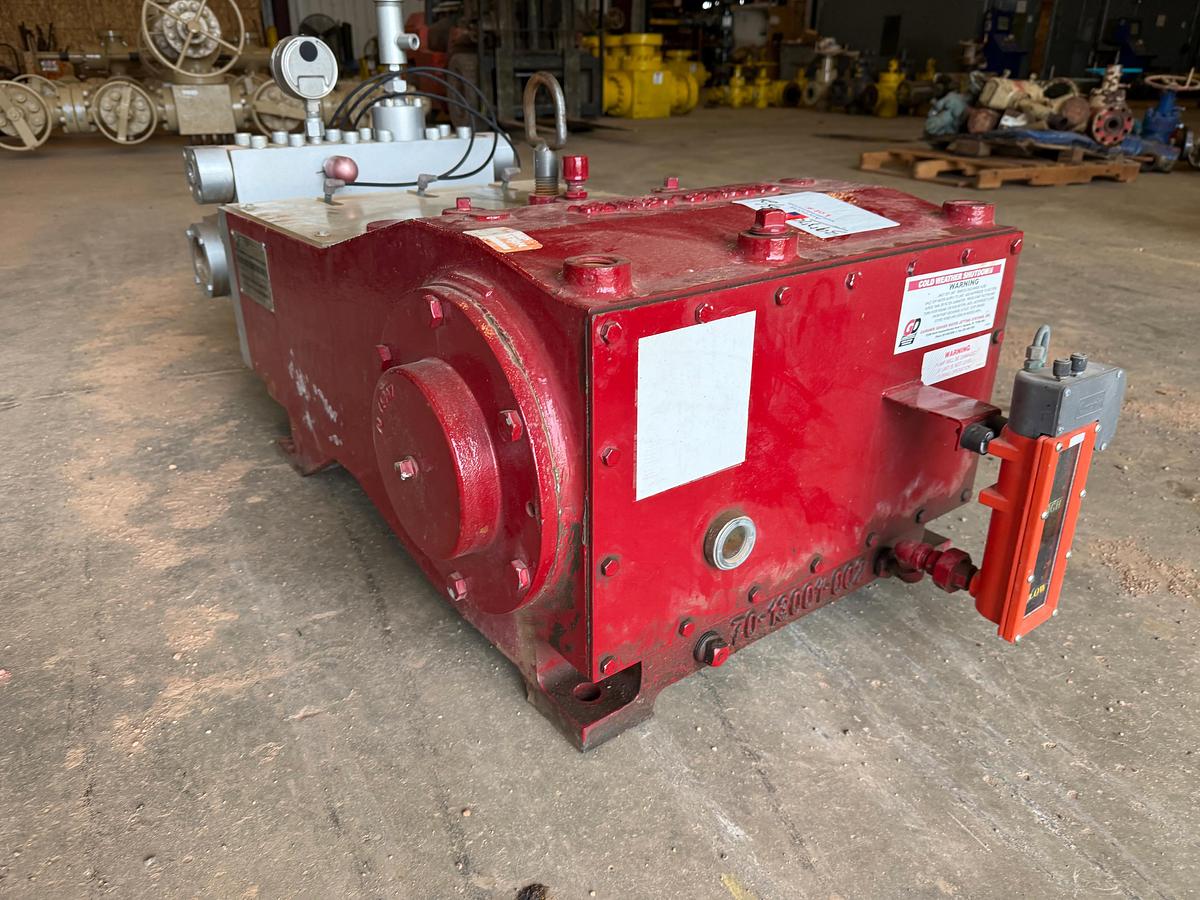 Used (UNUSED) GARDNER DENVER MODEL TY-375S 10K WP TRIPLEX PUMP