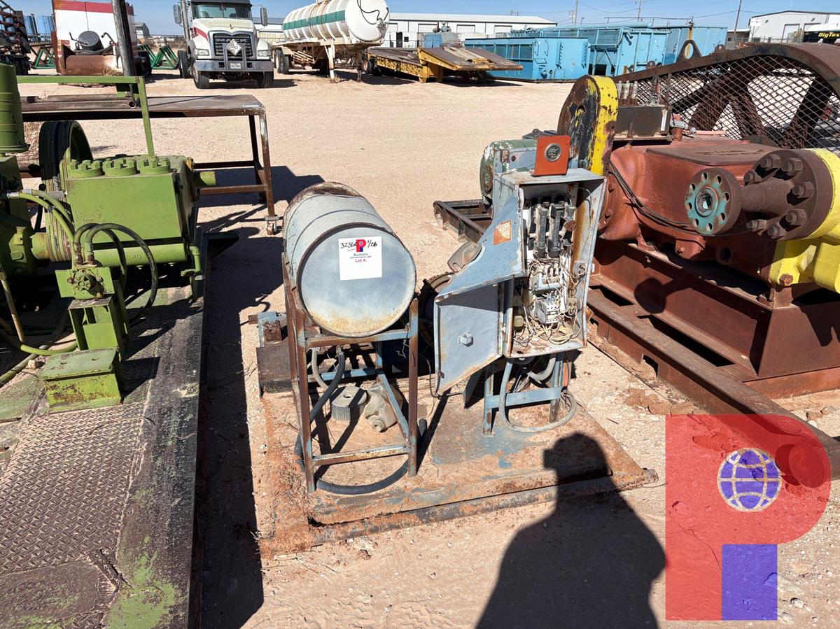 Used BETHLEHEM B-150 TRIPLEX PUMP, SKIDDED & INCOMPLETE PRESSURE WASHER SKID